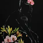 The Flowers of My He(art) — Acrylic on Unstretched Canvas, 800 × 1280 mm