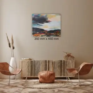 Landscape of Colours 3 by Julie Tugwell Art, Acrylic on Stretched Canvas, 350 mm x 450 mm