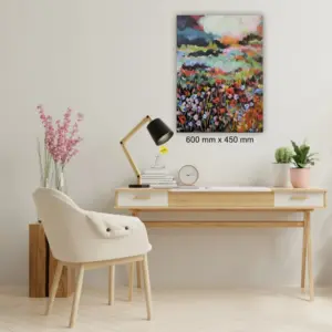Autumn Valley Blooms by Julie Tugwell Art, Acrylic on Stretched Canvas, 600 mm x 450 mm