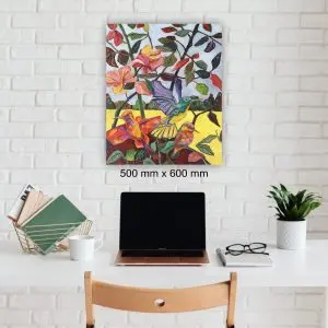Fantastical Flights of Freedom by Julie Tugwell Art, Acrylic on Stretched Canvas, 500 mm x 600 mm