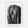 Nude 5 — Oil on Board - Unframed, 170 × 130 mm