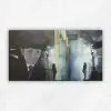 Now Then and to Come — Oil on Board, 500 × 290 mm