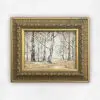Eucalyptus Trees — Oil on Board - Framed, 320 × 240 mm