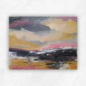 Landscape of Colours 2 — Acrylic on Stretched Canvas, 350 × 450 mm