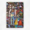 Inside Out Man — Oil on Stretched Canvas, 900 × 600 mm