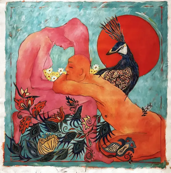 In Plain Sight — Acrylic on Loose Canvas, 1400 × 1420 mm