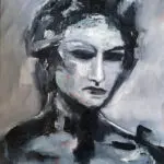 Dark Night of the Soul — Oil on stretched canvas, 300 × 400 mm