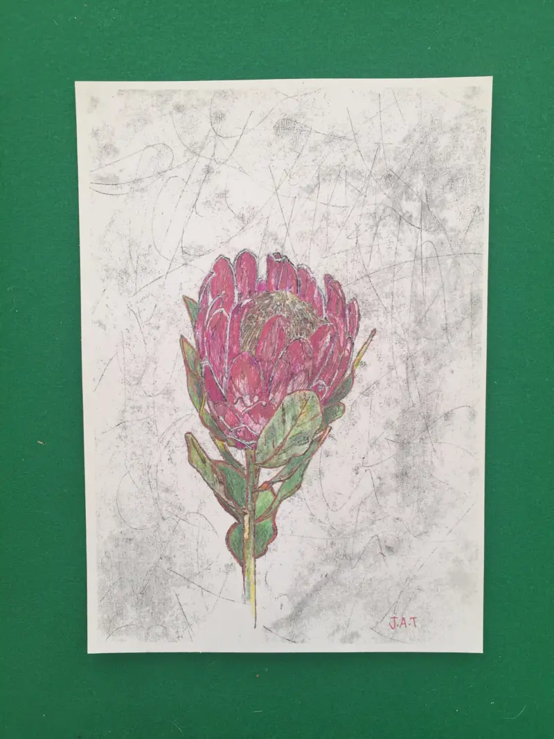 Painting by Julie Tugwell