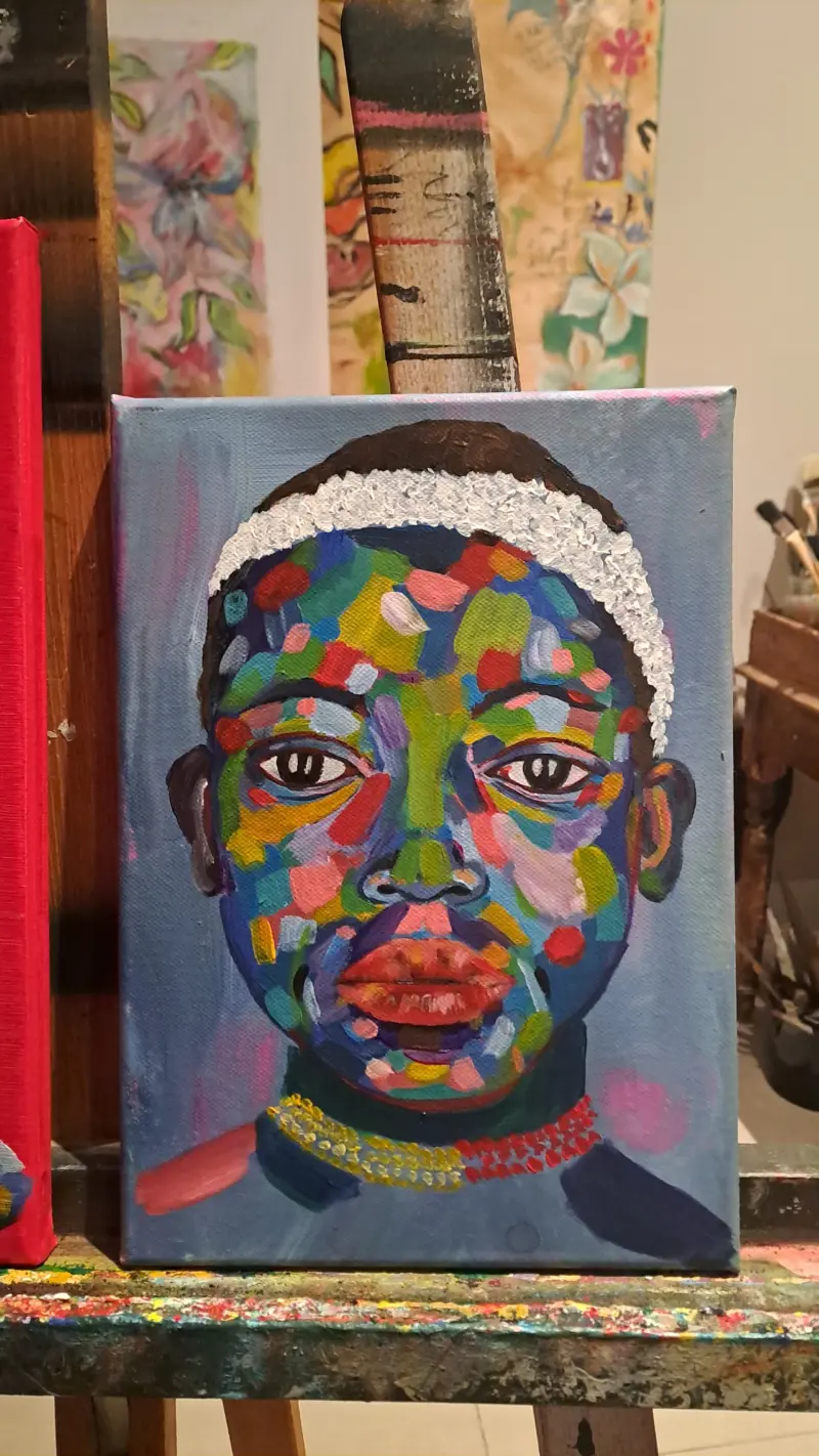 My African Daughter — painting by Julie Tugwell
