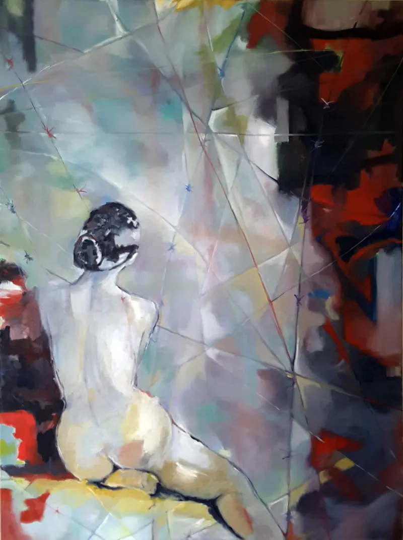 Glassed In — painting by Julie Tugwell