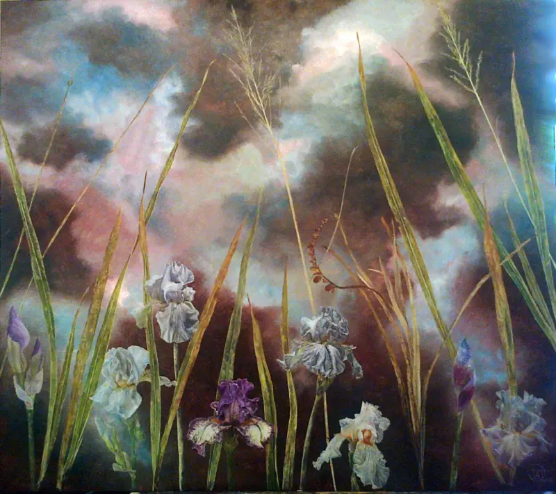 Iris 2 — painting by Julie Tugwell