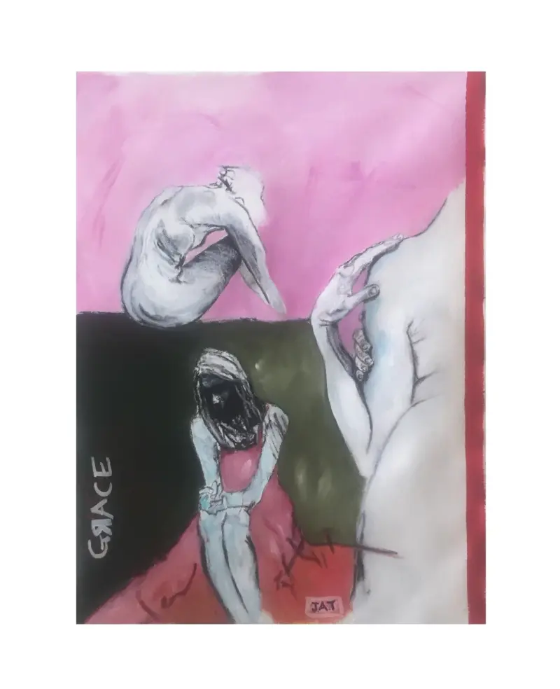 Night Nudes GRACE — painting by Julie Tugwell