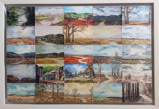 12 piece — painting by Julie Tugwell