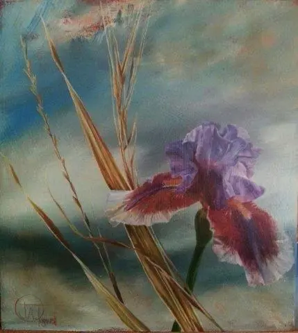Iris — painting by Julie Tugwell